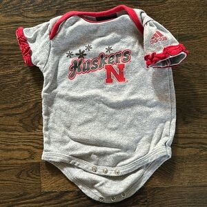 Nebraska Huskers Onesie 3-6 months